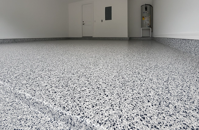 Kingston garage flooring flake systems